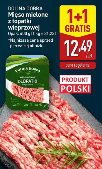 Mięso mielone z łopatki wieprzowej