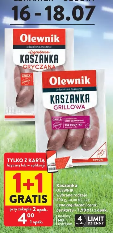 Mix - Kaszanka Grillowa