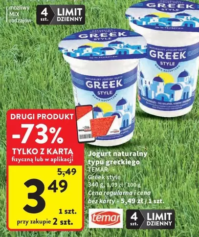 Mix - Jogurt naturalny typu greckiego