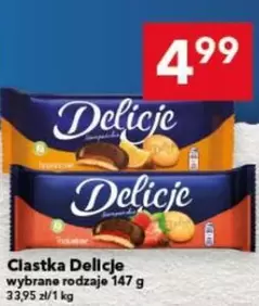 Ciastka Delicje wybrane rodzaje