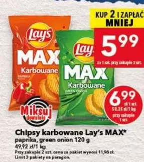 Lay'S - Chipsy karbowane MAX