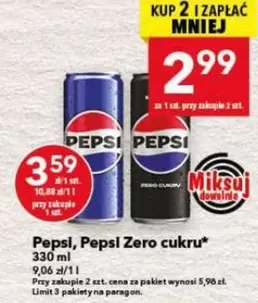 Pepsi - , Zero cukru