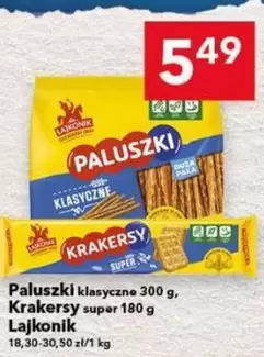 Paluszki, Krakersy