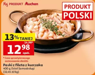 Paski z fileta z kurczaka