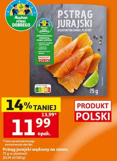 Pstrąg jurajski wędzony na zimno