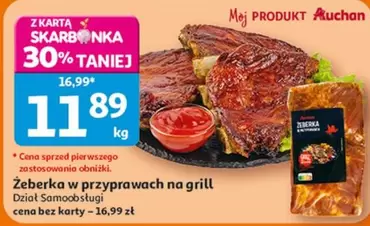 Żeberka w przyprawach na grill