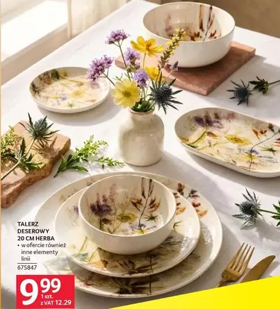 TALERZ DESEROWY 20 CM HERBA