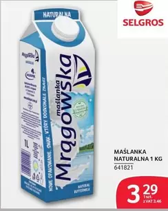Maślanka naturalna 1 KG 641821