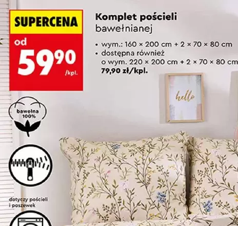 Hello - Komplet pościeli bawełnianej