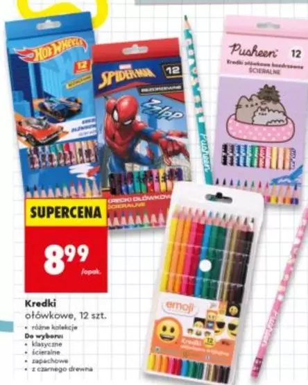 Spiderman - Kredki ołówkowe, 12 szt.