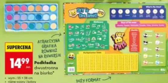 Sky - Podkładka dwustronna na biurko