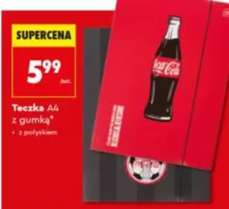 Coca Cola - Teczka A4 z gumką