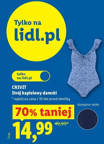 Strój kąpielowy damski