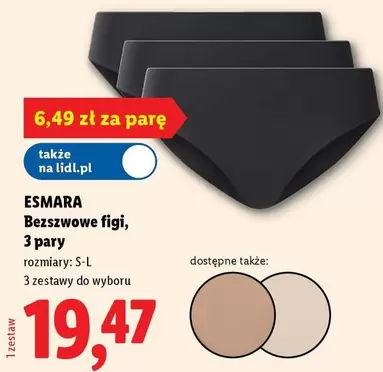 Bezszwowe figi, 3 pary