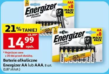 Baterie alkaliczne AA lub AAA