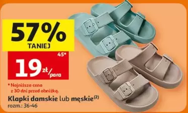 Klapki damskie lub męskie