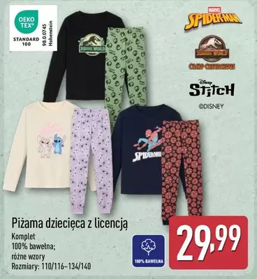 Marvel - Piżama dziecięca z licencją