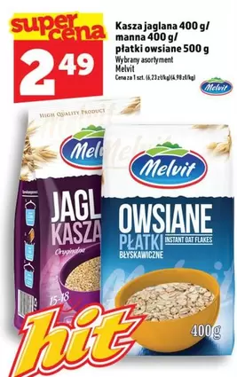 Kaszajaglanana 400 g/manna 400 g/płatki owsiane 500 g