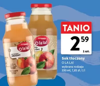Sok tłoczony jabłkowy
