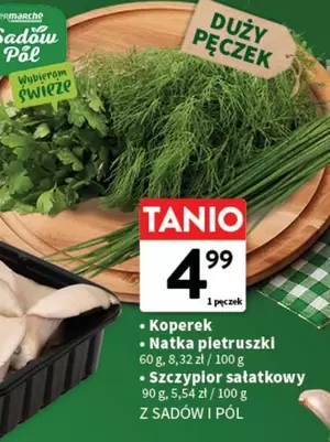Koperek, Natka pietruszki, Szczypior sałatkowy