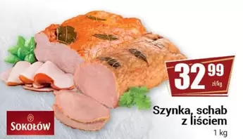 Szynka, schab z liściem
