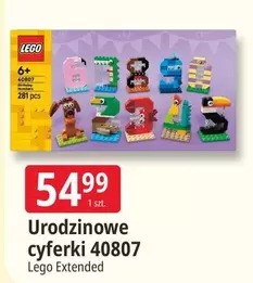 Lego - Urodzinowe cyferki 40807
