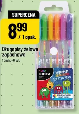 Długopisy żelowe zapachowe