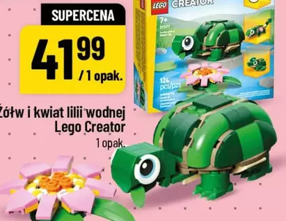 Lego - Żółw i kwiat lilii wodnej