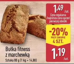 Fitness - Bułka fitness z marchewką