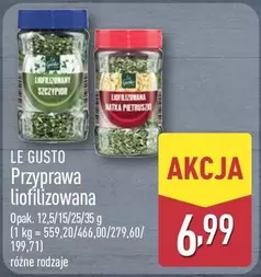 Przyprawa liofilizowana