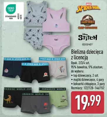 Marvel - Bielizna dziecięca z licencją