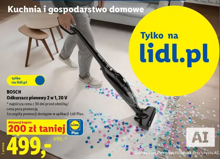 Bosch - Odkurzacz pionowy 2 w 1