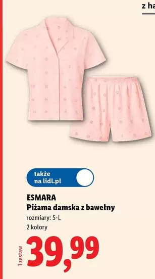 Piżama damska z bawełny