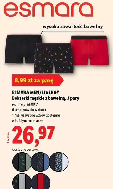 Boxerki męskie z bawełną