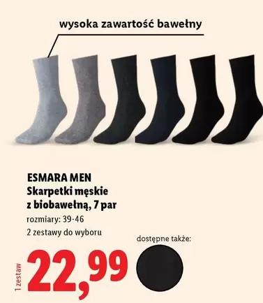 Skarpetki męskie z biobawełną, 7 par