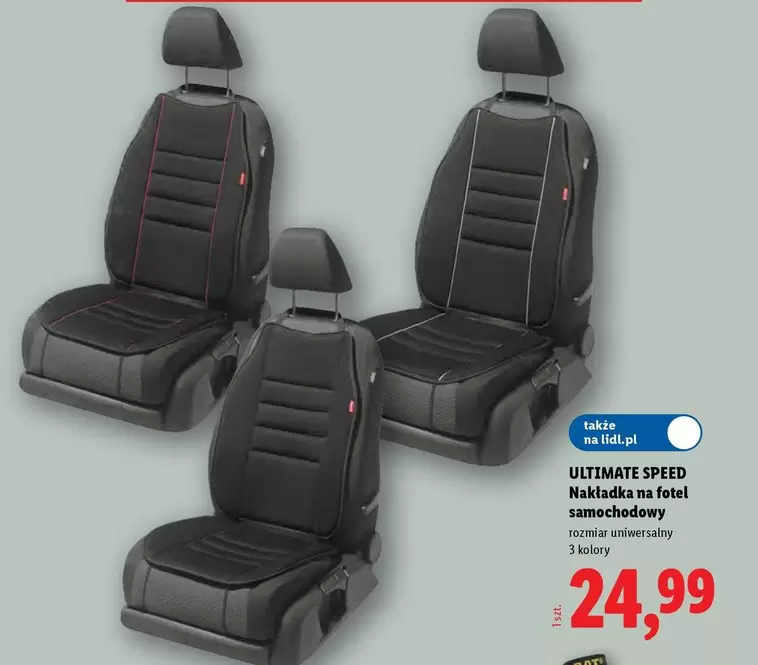 Speed - Nakładka na fotel samochodowy