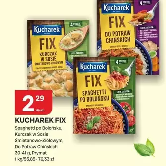 Spaghetti po Bolońsku, Kurczak w Sosie Śmietanowo-Ziołowym, Do Potraw Chińskich