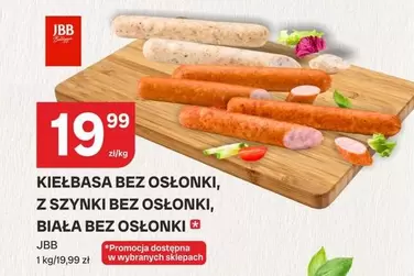 Kiełbasa bez osłonki, z szynki bez osłonki, biała bez osłonki