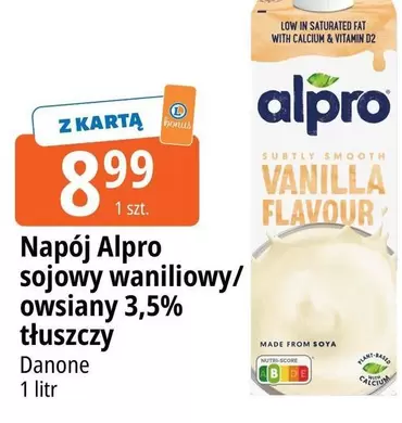 De - Napój sojowy waniliowy/owsiany 3,5% tłuszczy