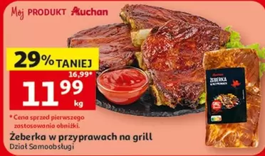 Żeberka w przyprawach na grill