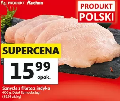 Sznycle z fileta z indyka