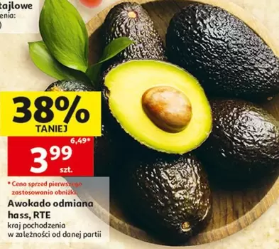 Awokado odmiana hass, RTE