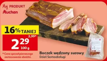 Boczek wędzony surowy