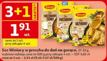 Sos w proszku do dań na gorąco