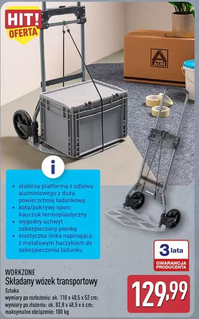Ok - Składany wózek transportowy