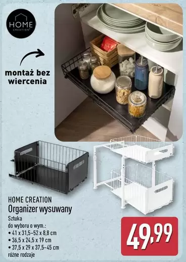 Organizer wysuwany