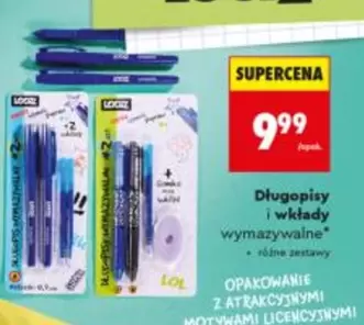 Lol - Długopisy i wkłady wymazywalne