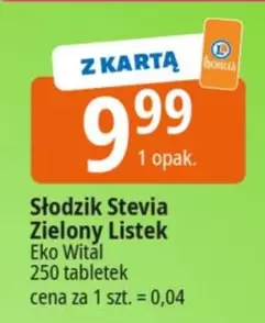 Słodzik Stevia Zielony Listek