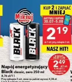 Black - Napój energetyzujący