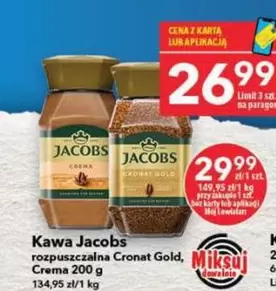 Kawa Jacobs Rozpuszczalna Cronat Gold Crema